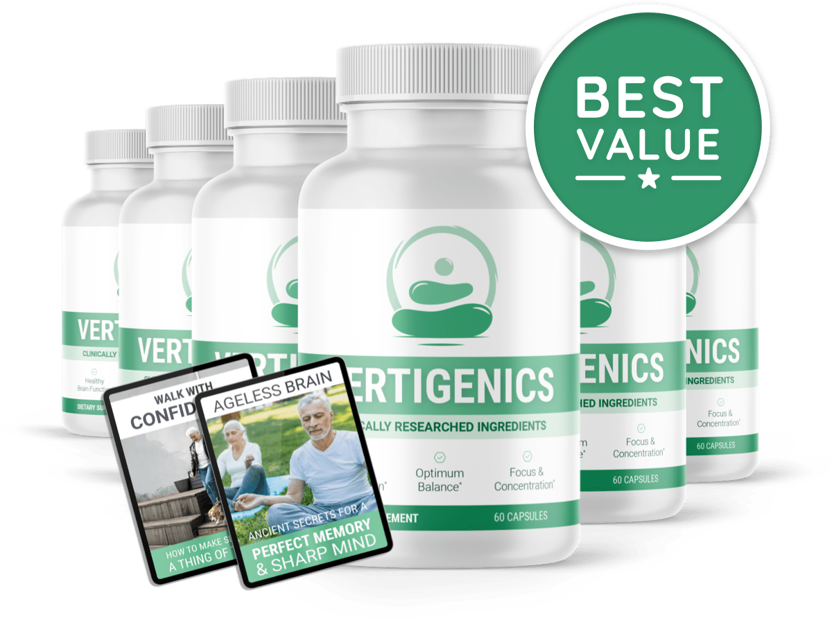 6 bottles of Vertigenics with bonus